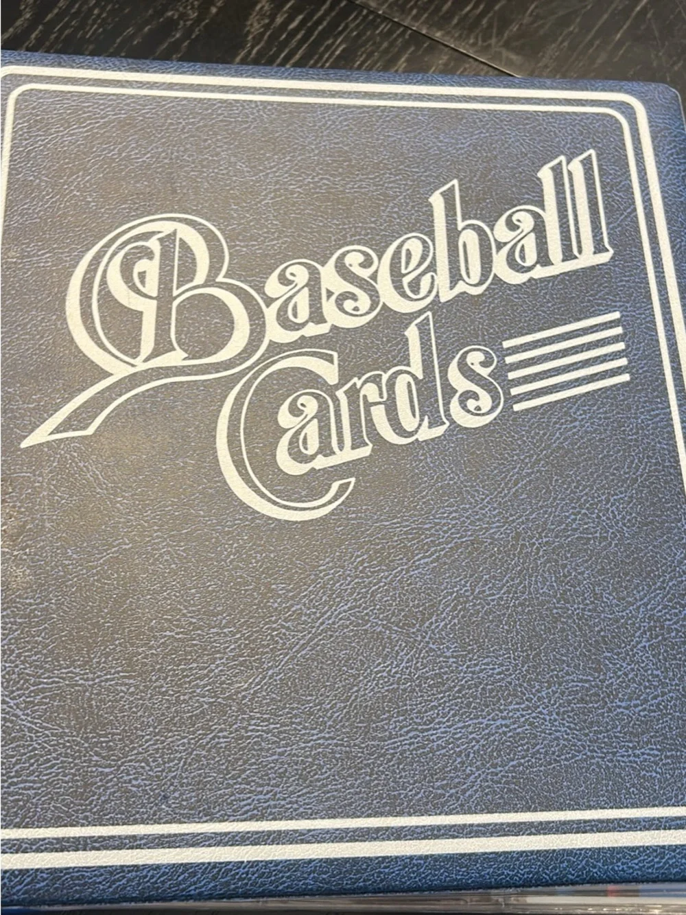 Baseball Card Collection 148 Binder Page in Clear Plastic - Transparent